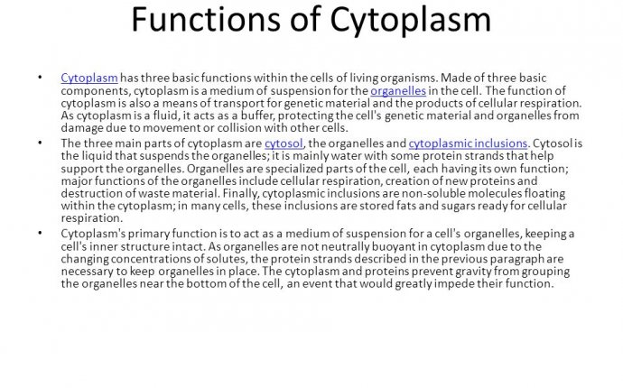 What is Cytoplasm and How Does it Work - ppt download